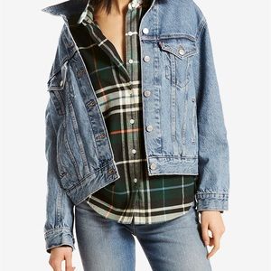 Ex Boyfriend Cotton Denim Trucker Jacket